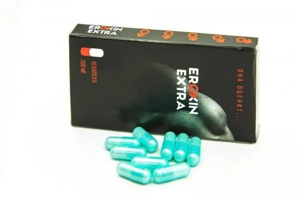 Erkaklar kuchini oshirish uchun kapsulalar Eroxin Extra