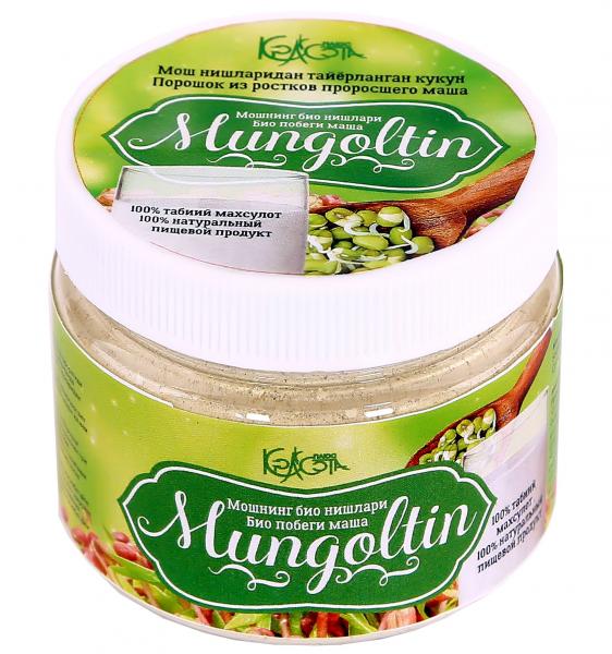 Био побеги маша Mungoltin — Мош нишларидан тайёрланган маҳсу