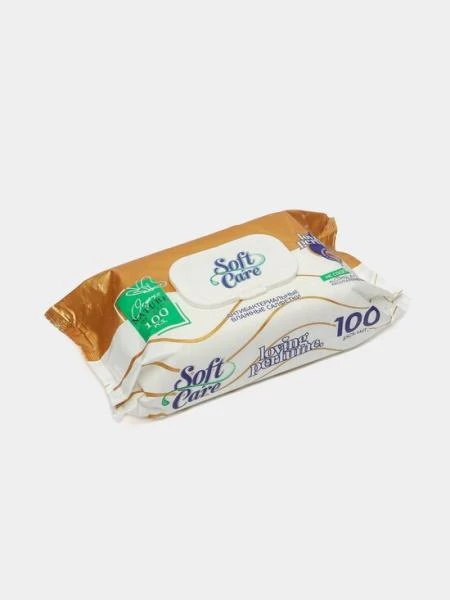 Softcare nam salfetkalari - 100 dona.