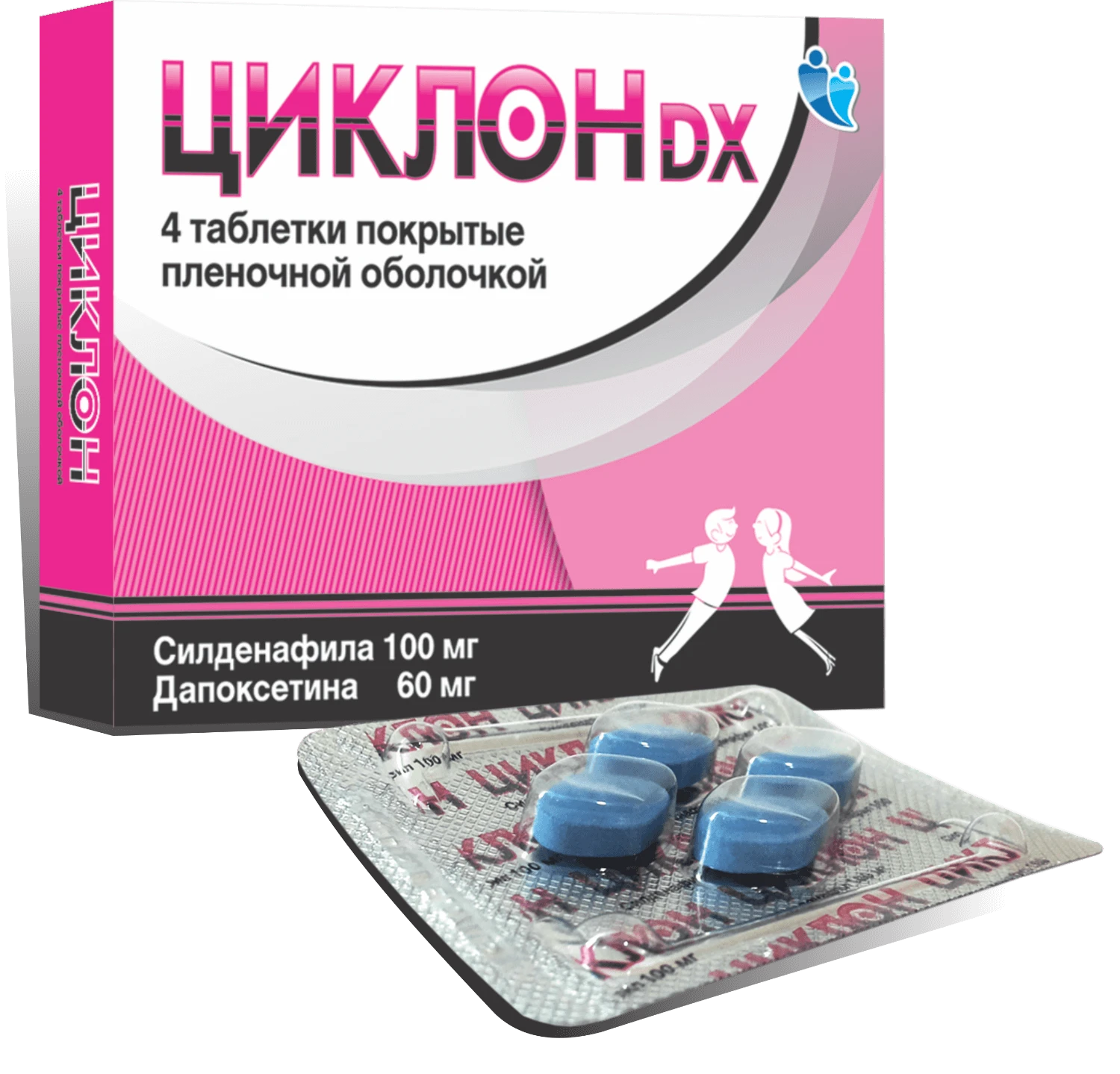 SIKLON DX tabletkalari 100mg/60mg N4