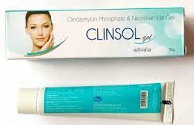 Крем от прыщей Clinsol (клиндамицина фосфат и никотинамид)