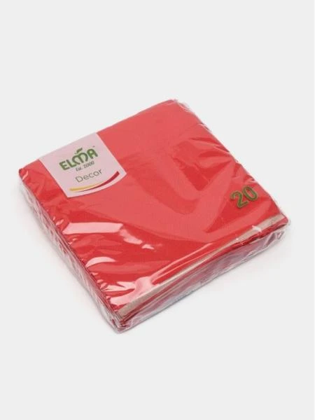 Салфетки Elma 33х33 Classic (220) (красные)