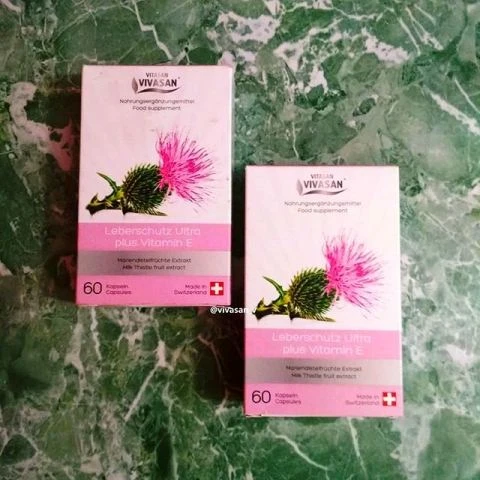 Ультра-защита печени с расторопшей Vivasan, Швейцария