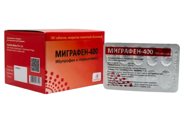 MIGRAFEN-400 tabletkalari N100