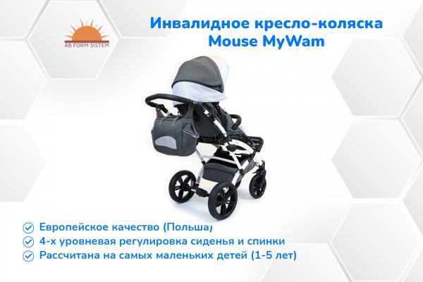 Invalidnoe kreslo-kolyaska detskaya Mouse MyWam - dlya samix malenkix