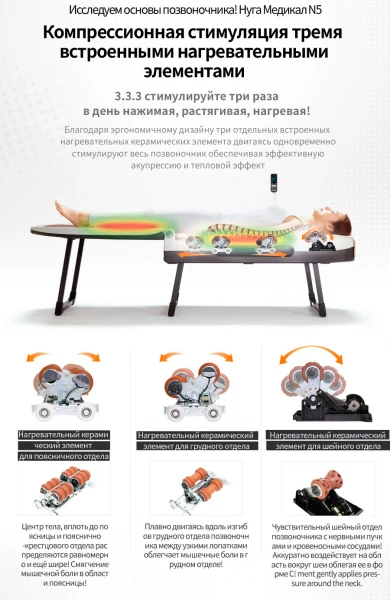 Massajyor-stimulyator Nuga Best N5 ( Massajnaya krovat )