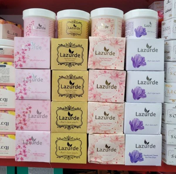 Parfumlangan krem-dezodorant Lazurde ter xididan ximoya