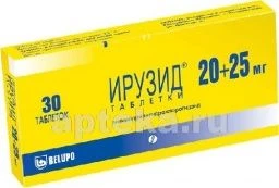 ИРУЗИД 0,02+0,025 таблетки N30