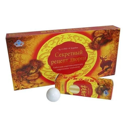 Мужские пилюли "Секретный рецепт дворца" (Золотой дракон)