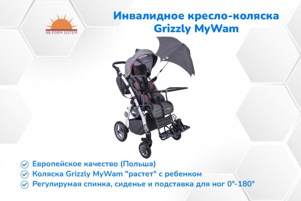 Инвалидное кресло-коляска детская Grizzly MyWam (ПОЛЬША) в наличии!