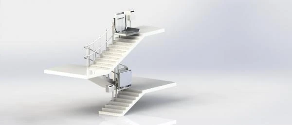 Naklonniy (lestnichniy) invalidniy podyomnik ComDis-250 W