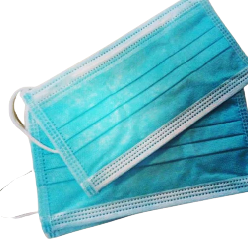 Маска одноразовая трехслойная