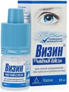 ВИЗИН ЧИСТАЯ СЛЕЗА капли глазные 10мл
