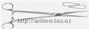 Щипцы однозубые для оттягивания матки (пулевые)