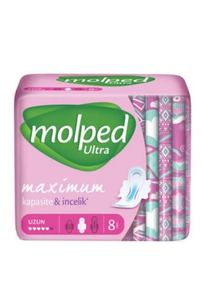 Гигиенические прокладки ultra long 8 шт/уп molped