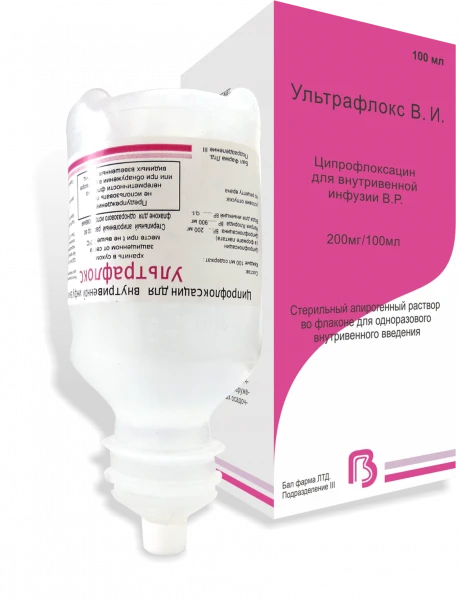 ULTRAFLOKS V.I. inyeksiya uchun eritma 200mg/100ml