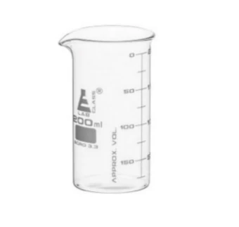 Стакан градуированный 600 мл с носиком, высокий, боросиликатное стекло