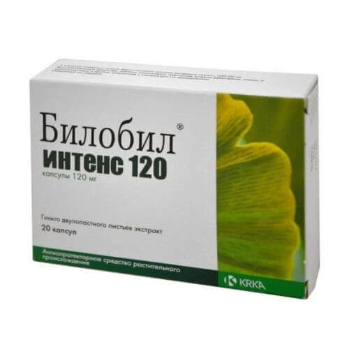 BILOBIL INTENS kapsulalar 120mg N60