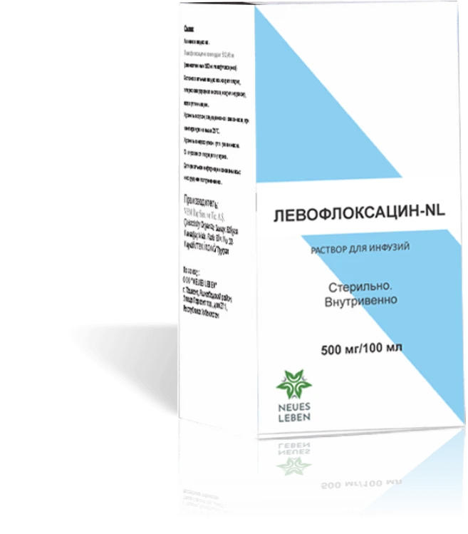 LEVOFLOKSASIN NL infuziya uchun eritma 100ml 500mg/100ml