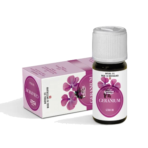 Efirnoe maslo Gerani yegipetskoy Vivasan, Shveysariya