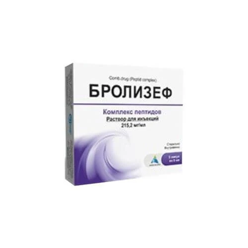 BROLIZEF inyeksiya uchun eritma 1ml 215,2mg/ml N5
