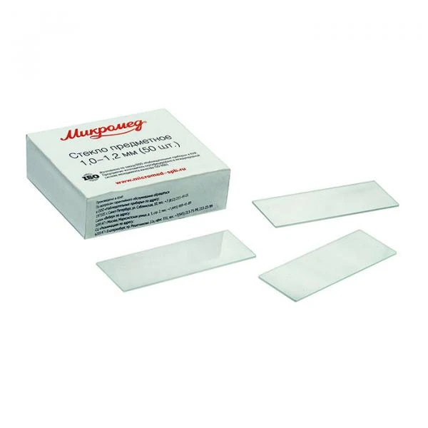 Стекло предметное для микропрепаратов без шлифованных краев