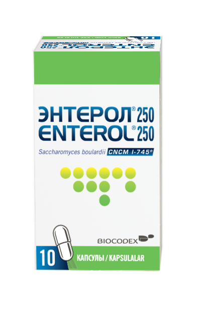 ЭНТЕРОЛ 0,25 капсулы N10
