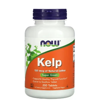 Now Foods, Kelp, 150 mkg, 200 Tabletkalar