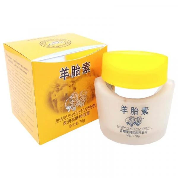 Крем для лица Placenta питательный, отбеливающий, Белый