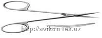 Ножницы глазные вертикально-изогнутые
