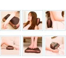 Массажная подушка с инфракрасным подогревом