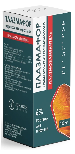 PLAZMAFOR infuziya uchun eritma 100ml 10%