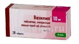 ВАЗИЛИП 0,01 таблетки N28