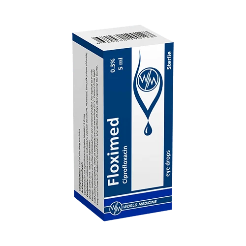 FLOKSIMED ko'z tomchilari i ushnie 5,0ml 0,3%