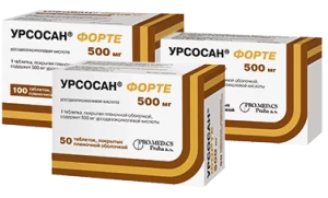 URSOSAN FORTE 0,5 tabletkalari N10