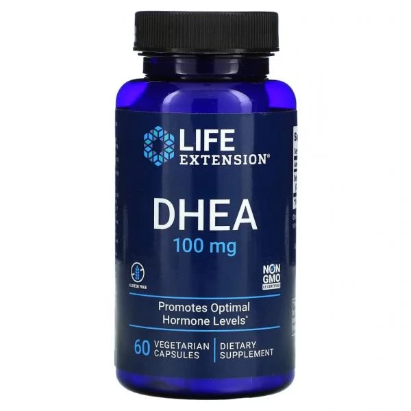 Life Extension, DHEA, 100 mg, 60 Veg Kapsül