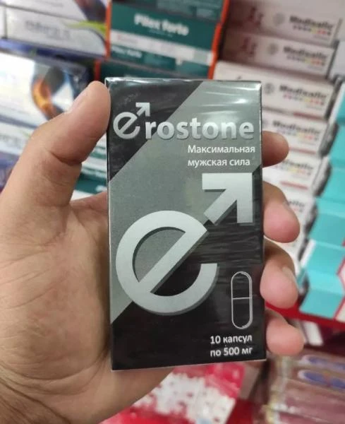 Erkaklar kuchini oshirish uchun kapsulalar Erostone
