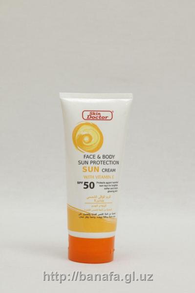 Quyoshdan himoyalovchi krem SPF 50 FACE