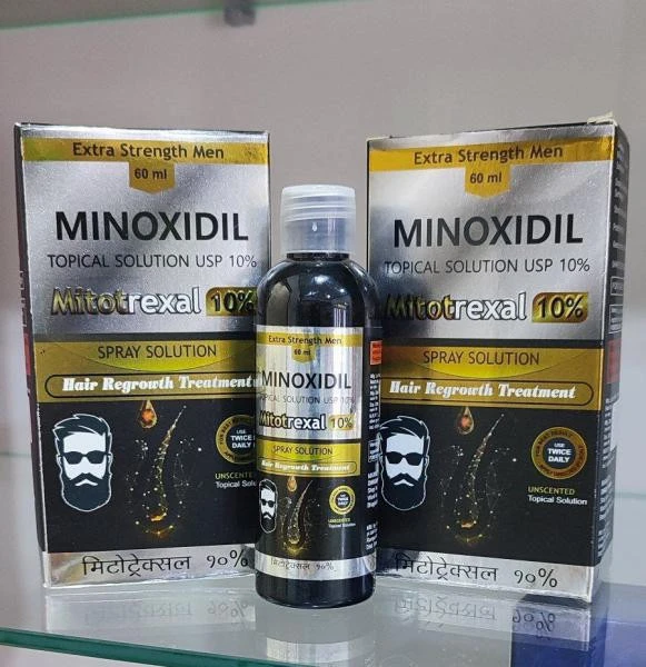 Спрей для волос и бороды Mitotrexal (Minoxidil) 10%  (Индия)