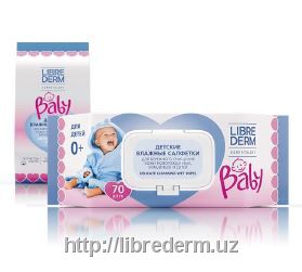 Librederm Baby detskie vlajnie salfetki dlya ochisheniya koji mladensev