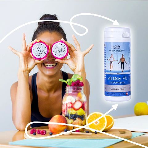 Bodrost na ves den (vitamini A-Z) Vivasan, Shveysariya