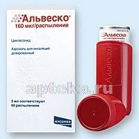 ALVESKO aerozol dlya ingalyasiy 160mkg