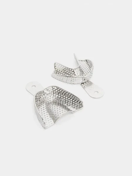 Slepochnie lojki iz nerjaveyushiy stali Impression tray from Stainless steel (2 pcs) size L
