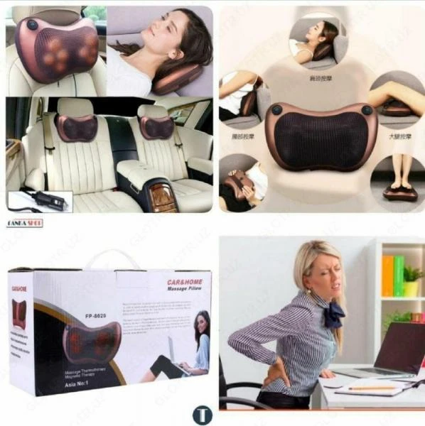 Massajnaya podushka s infrakrasnim podogrevom