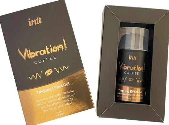 ХИТ ПРОДАЖ! Гель с виброэффектом INTT Vibration! Coffee