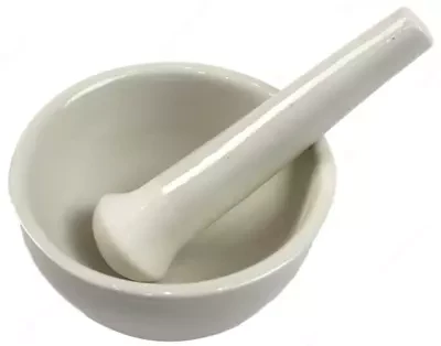 Ступка фарфоровая № 3 (90 х 50 х 45 мм)