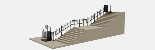 Lestnichniy (naklonniy) invalidniy podyomnik ComDis-250 Y