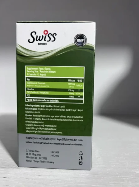 Magniy Shveytsariya Mag Focus 90 kapsula