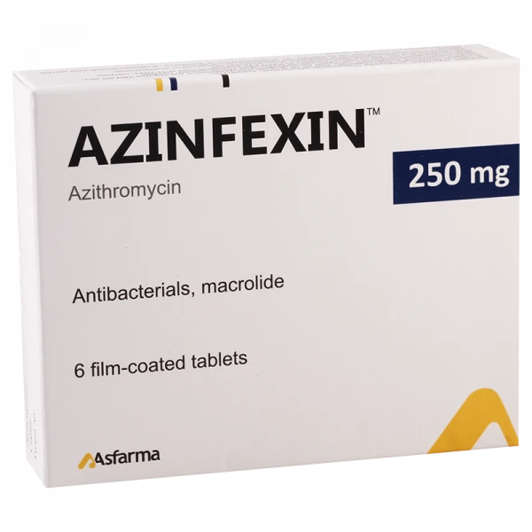 АЗИНФЕКСИН таблетки 250мг N6