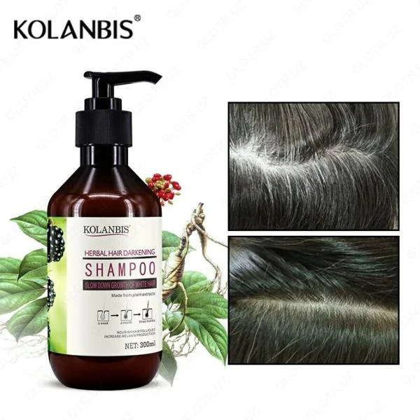 Soch ildizlarini qoraytiradigan Rapm shampuni